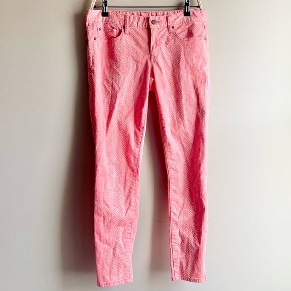 Gap Always Skinny Coral Snake Denim Jeans - Picture 3 of 4